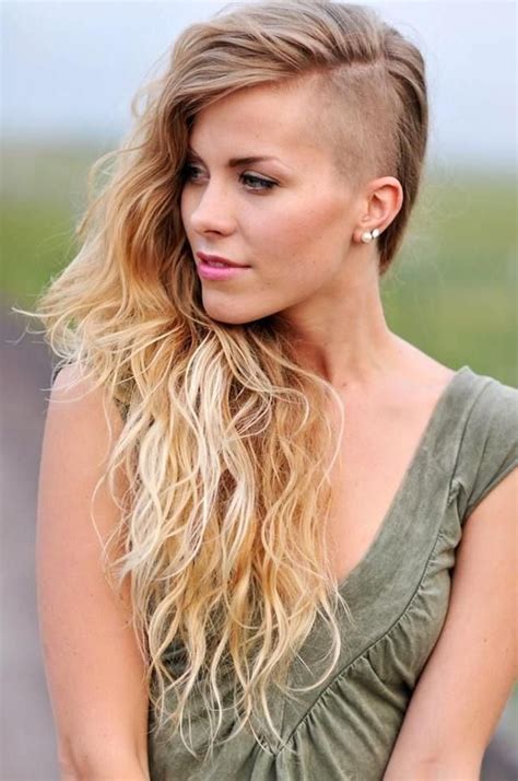 side shaved long hair|one side shaved long hairstyles.